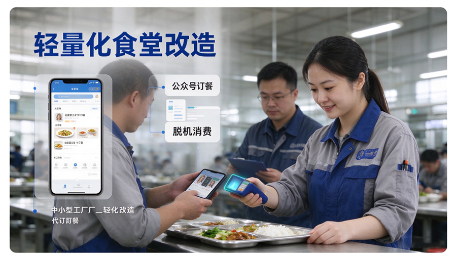 中小型工厂食堂数字化改造，食堂订餐系统轻量化实施方案